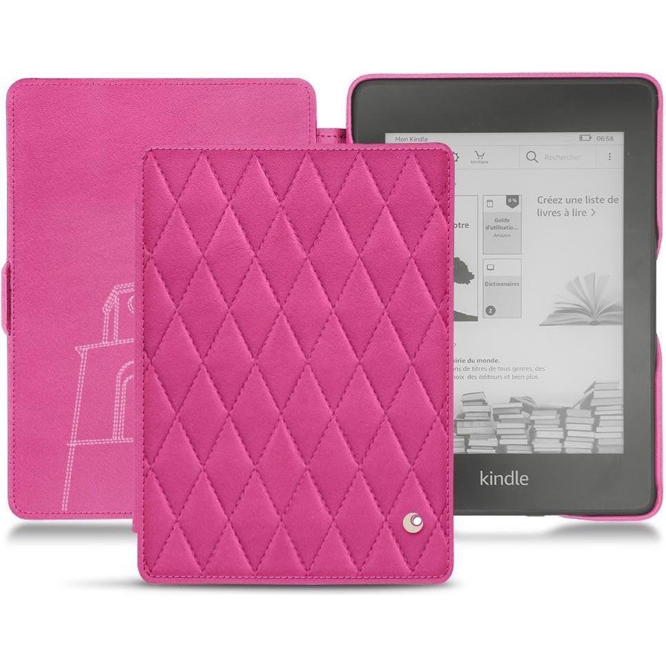 Noreve Lederschutzhülle horizontal (Kindle Paperwhite 2018), Tablet Hülle, Rosa