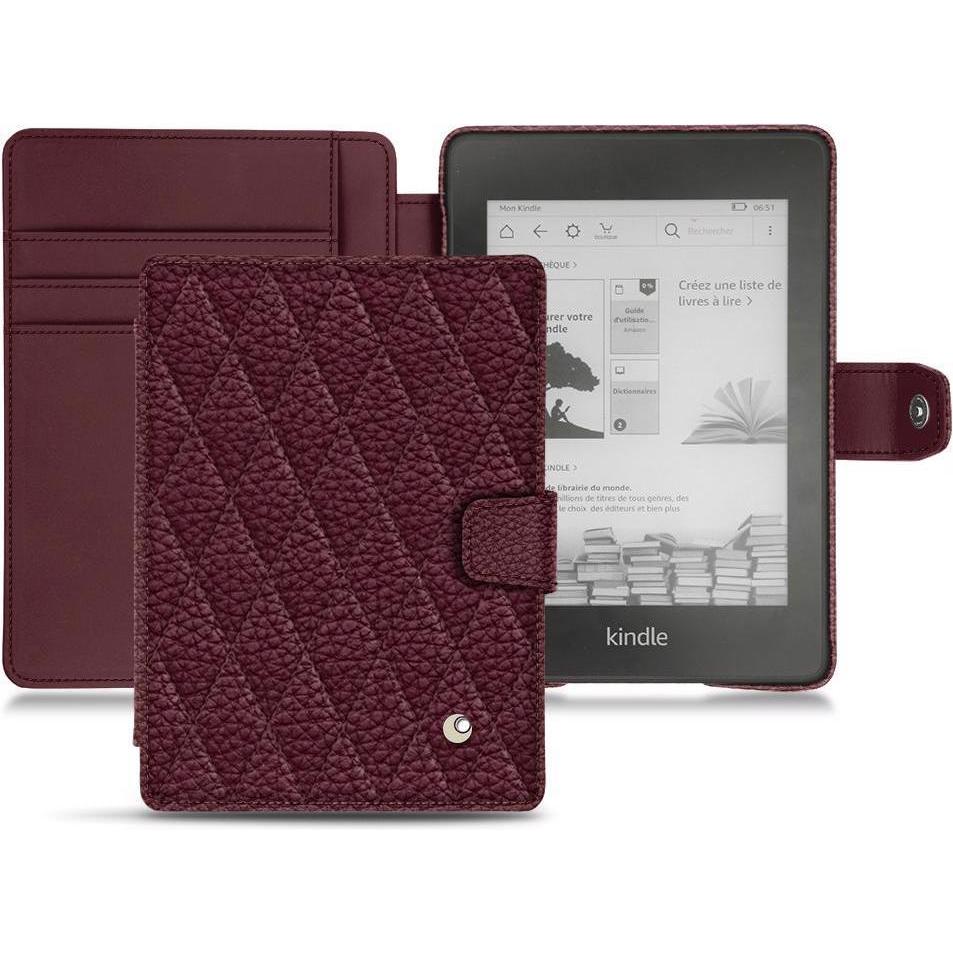 Noreve Lederschutzhülle Wallet (Kindle Paperwhite 2018), eReader Zubehör, Violett