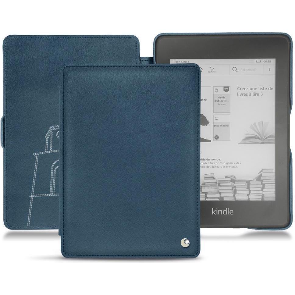 Noreve Lederschutzhülle horizontal, eReader Zubehör, Blau