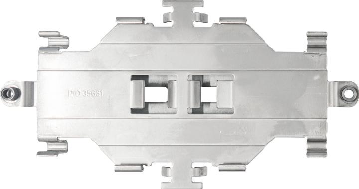 Actual product image MikroTik DINrail PRO. Product type: WLAN access point mount, Compatibility: LtAP mini, Colour of product: (Mounting kit)