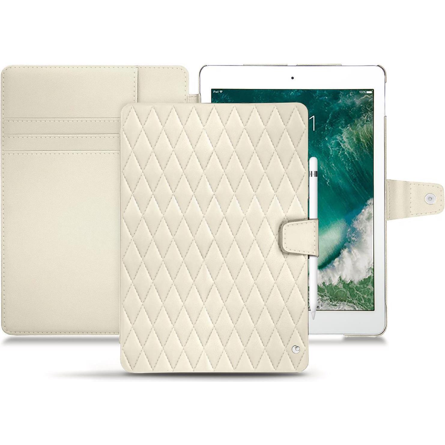 Noreve Lederschutzhülle Wallet (iPad Air 2019 (3. Gen)), Tablet Hülle, Weiss