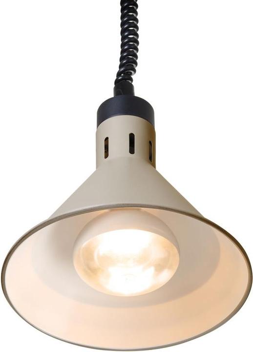 Productafbeelding Hendi Höhenverstellbare Wärmelampe, konisch,, Beige, 230V/250W, ⌀275x(H)250mm