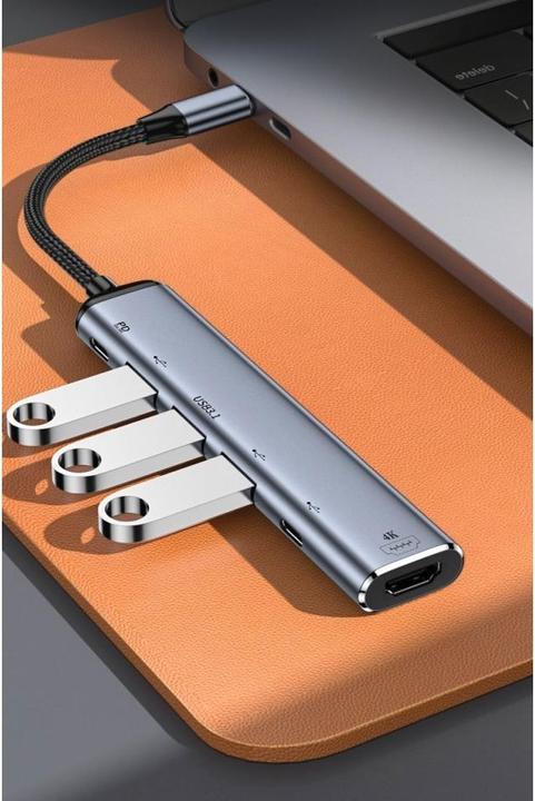 Produktbild PowerGuard 6-in-1 USB-C Hub Multiport Adapter (USB-C, 6 Ports)