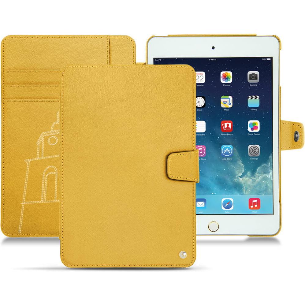 Noreve Lederschutzhülle Wallet (iPad Mini 5), Tablet Hülle, Orange
