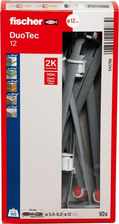 Produktbild Fischer DuoTec 12. (10 Stk.)