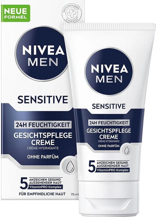 Actual product image NIVEA MEN Sensitive Feuchtigkeitscreme (75 ml, Day cream)