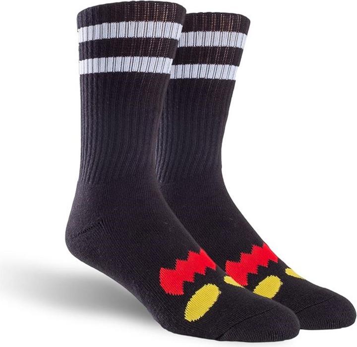 Actual product image Toy Machine Monster Face Crew Socks (One size)