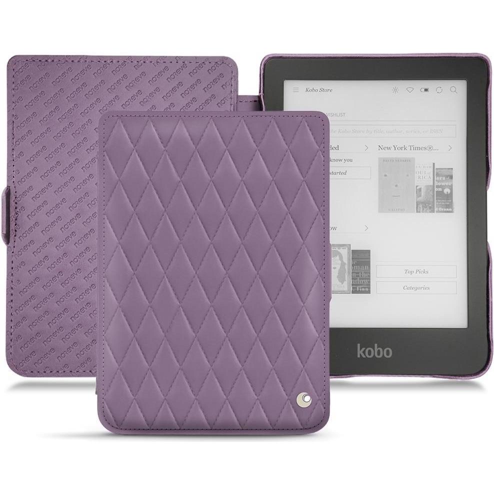 Noreve Lederschutzhülle horizontal (Clara HD), Tablet Hülle, Violett
