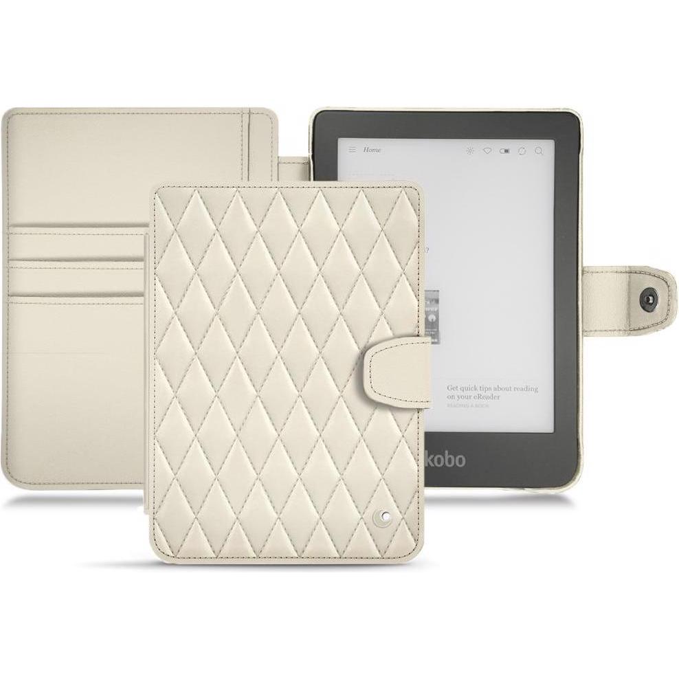 Noreve Lederschutzhülle Wallet (Clara HD), eReader Zubehör, Weiss