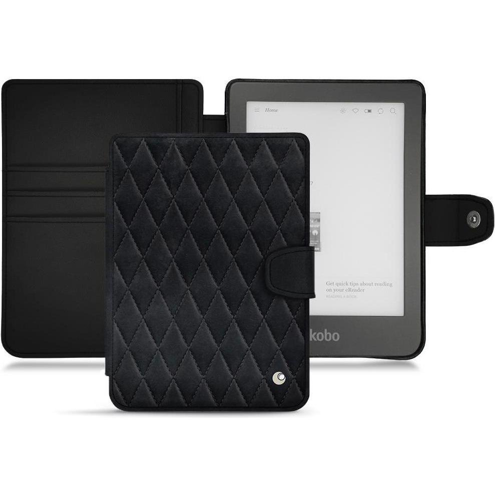 Noreve Lederschutzhülle Wallet (Clara HD), eReader Zubehör, Schwarz