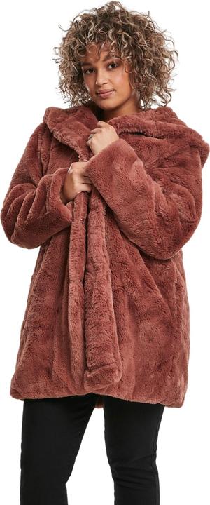 Produktbild Urban Classics UC Curvy Ladies Hooded Teddy Coat (S)