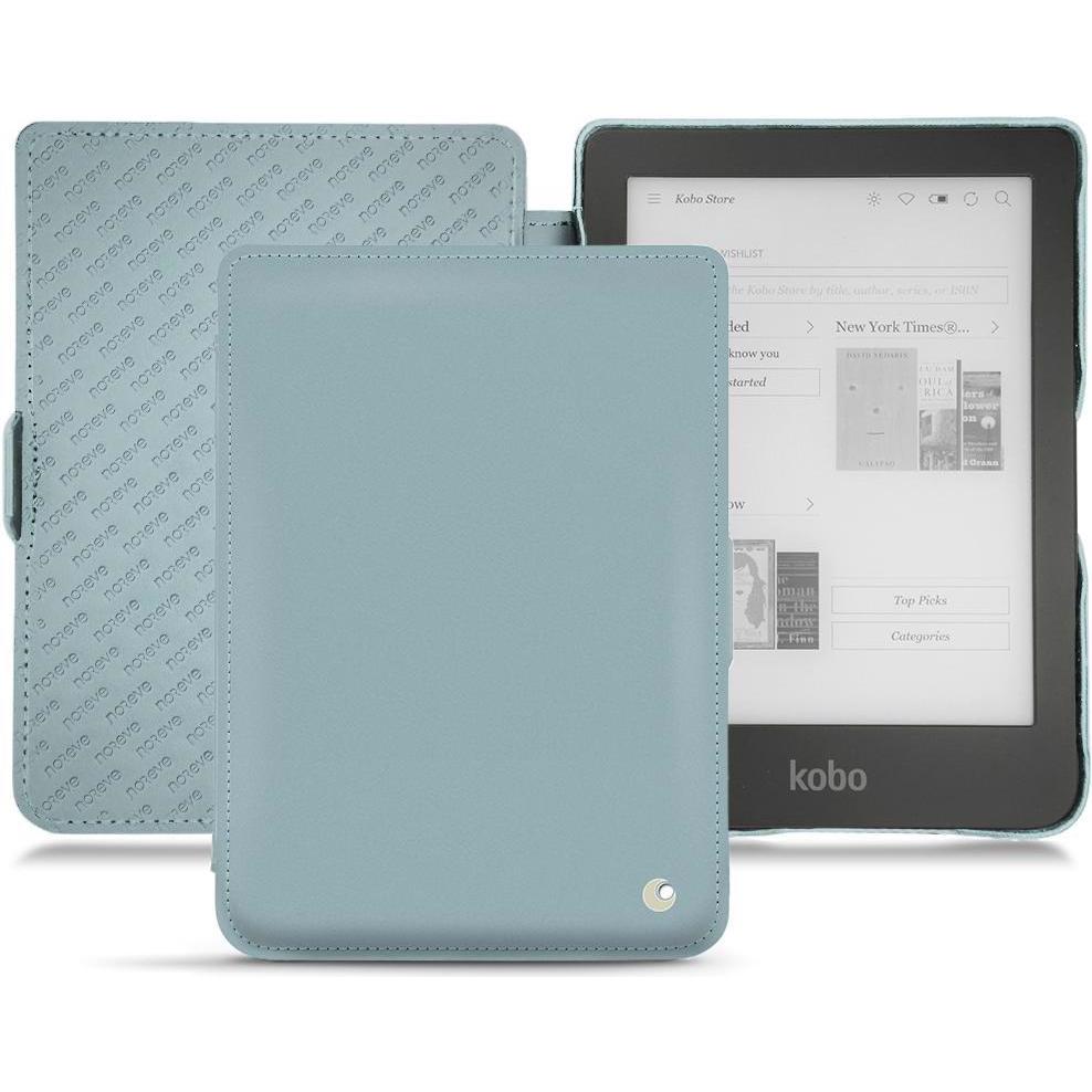 Noreve Lederschutzhülle horizontal (Clara HD), eReader Zubehör, Blau