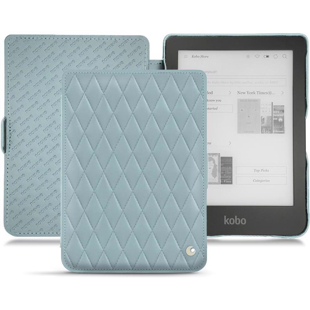 Noreve Lederschutzhülle horizontal (Clara HD), Tablet Hülle, Blau