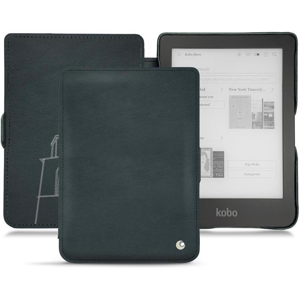 Noreve Lederschutzhülle horizontal (Clara HD), eReader Zubehör, Blau