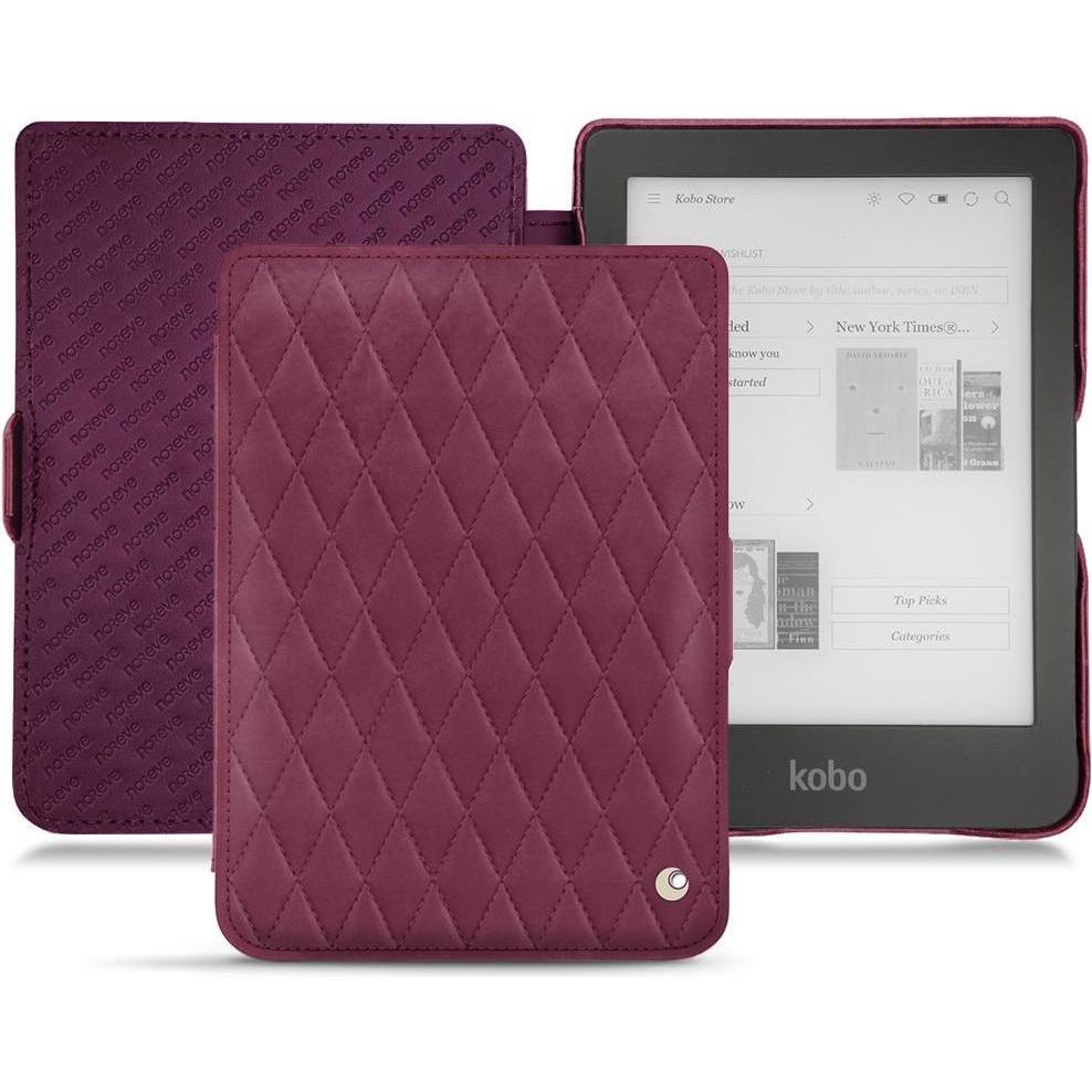 Noreve Lederschutzhülle horizontal (Clara HD), Tablet Hülle, Violett