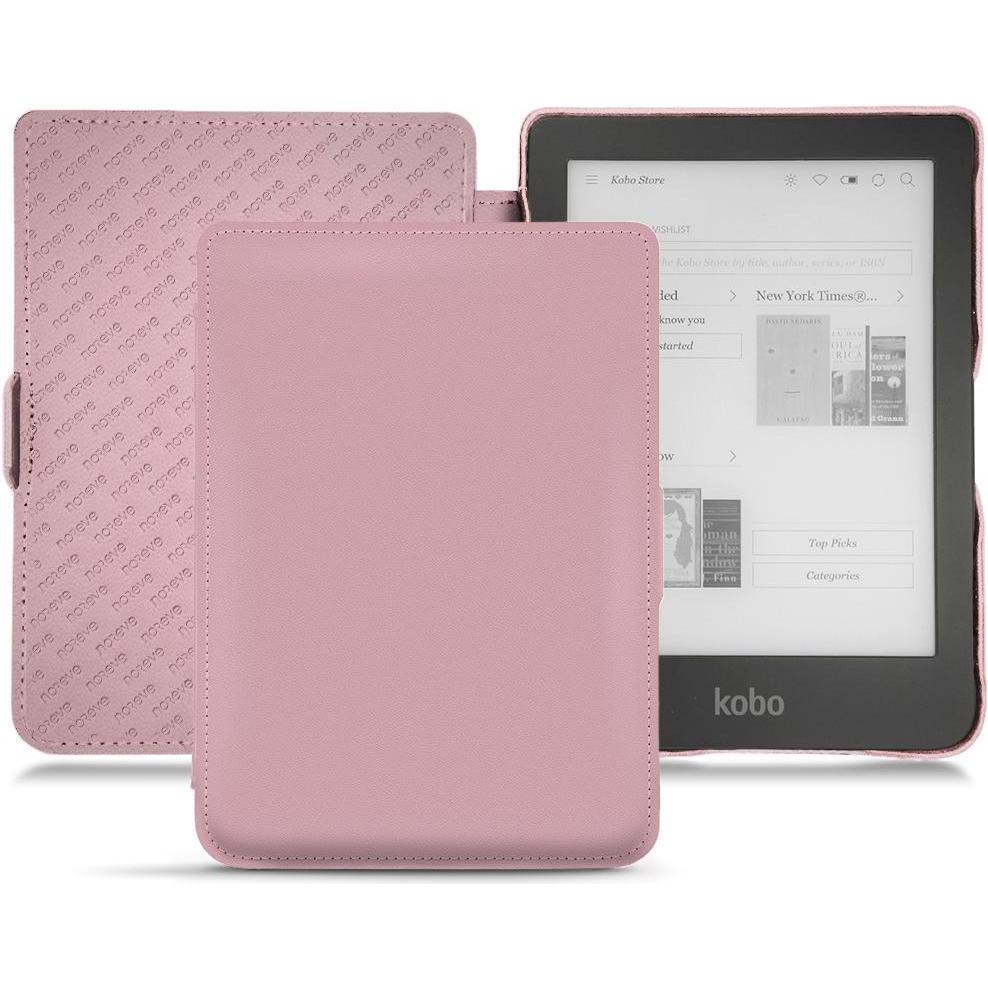 Noreve Lederschutzhülle horizontal (Clara HD), eReader Zubehör, Rosa