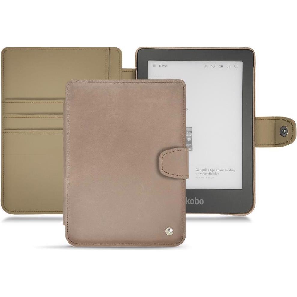 Noreve Lederschutzhülle Wallet (Clara HD), eReader Zubehör, Beige