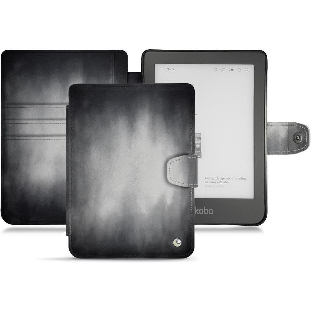 Noreve Lederschutzhülle Wallet (Clara HD), eReader Zubehör, Grau