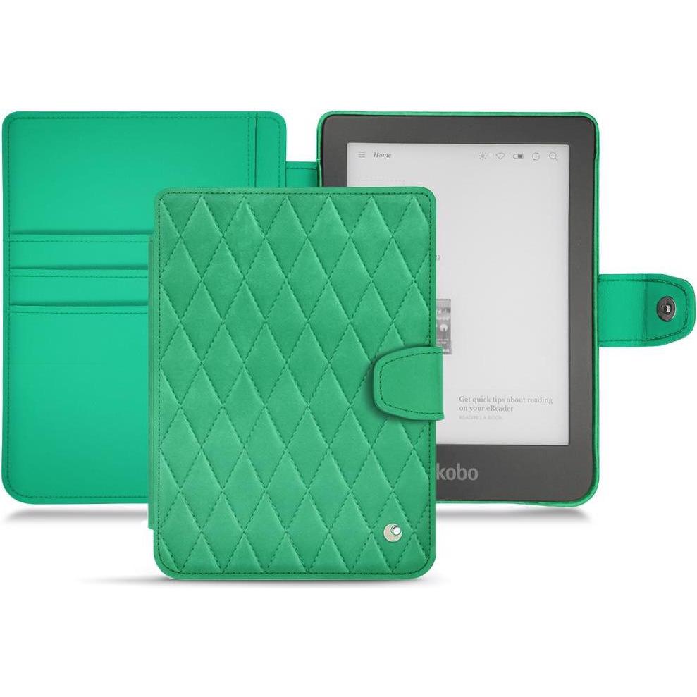 Noreve Lederschutzhülle Wallet (Clara HD), eReader Zubehör, Grün