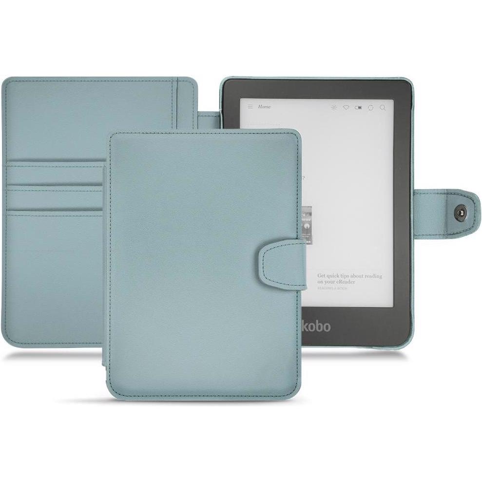 Noreve Lederschutzhülle Wallet (Clara HD), eReader Zubehör, Blau