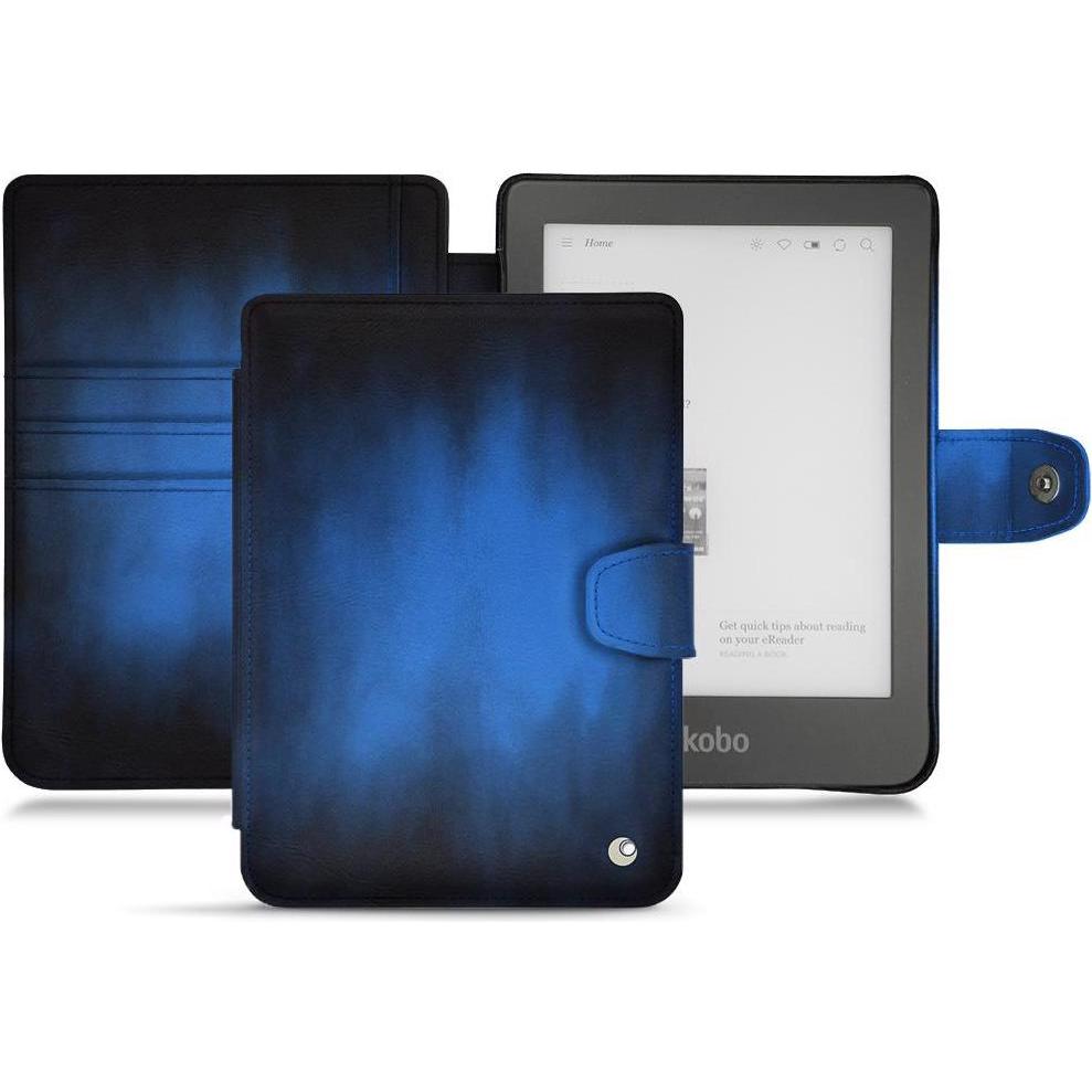 Noreve Lederschutzhülle Wallet (Clara HD), eReader Zubehör, Blau