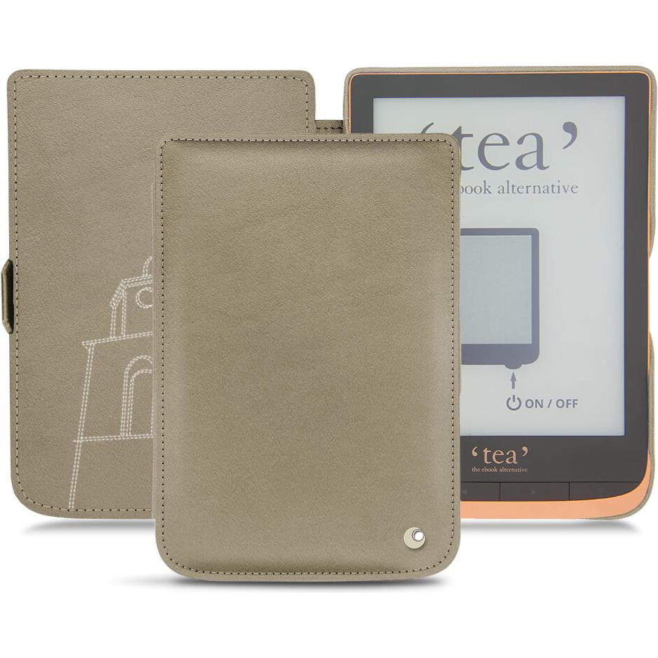 Noreve Lederschutzhülle horizontal (Touch HD Plus), Tablet Hülle, Beige