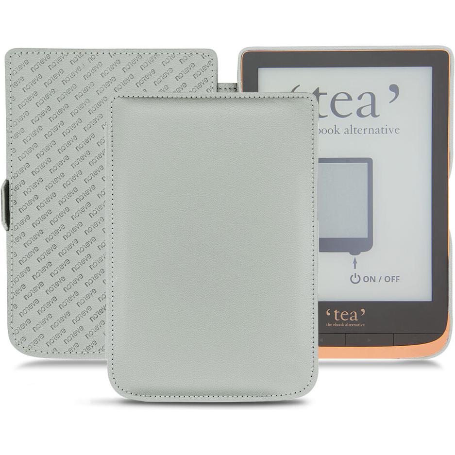 Noreve Lederschutzhülle horizontal (Touch HD Plus), Tablet Hülle, Grau