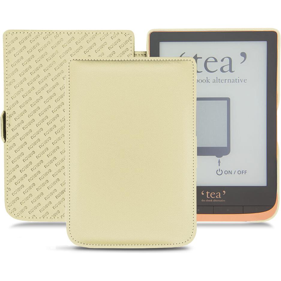 Noreve Lederschutzhülle horizontal (Touch HD Plus), Tablet Hülle, Beige