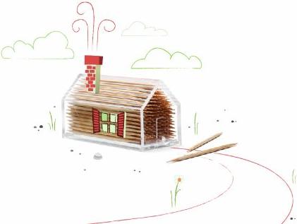 Produktbild Monkey Business Toothpick Chalet