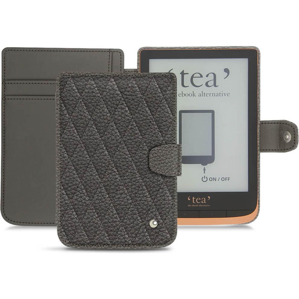 Noreve Lederschutzhülle Wallet (Touch HD 3), eReader Zubehör, Grau