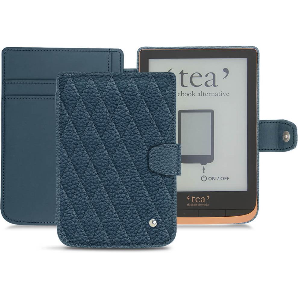 Noreve Lederschutzhülle Wallet (Touch HD 3), eReader Zubehör, Blau