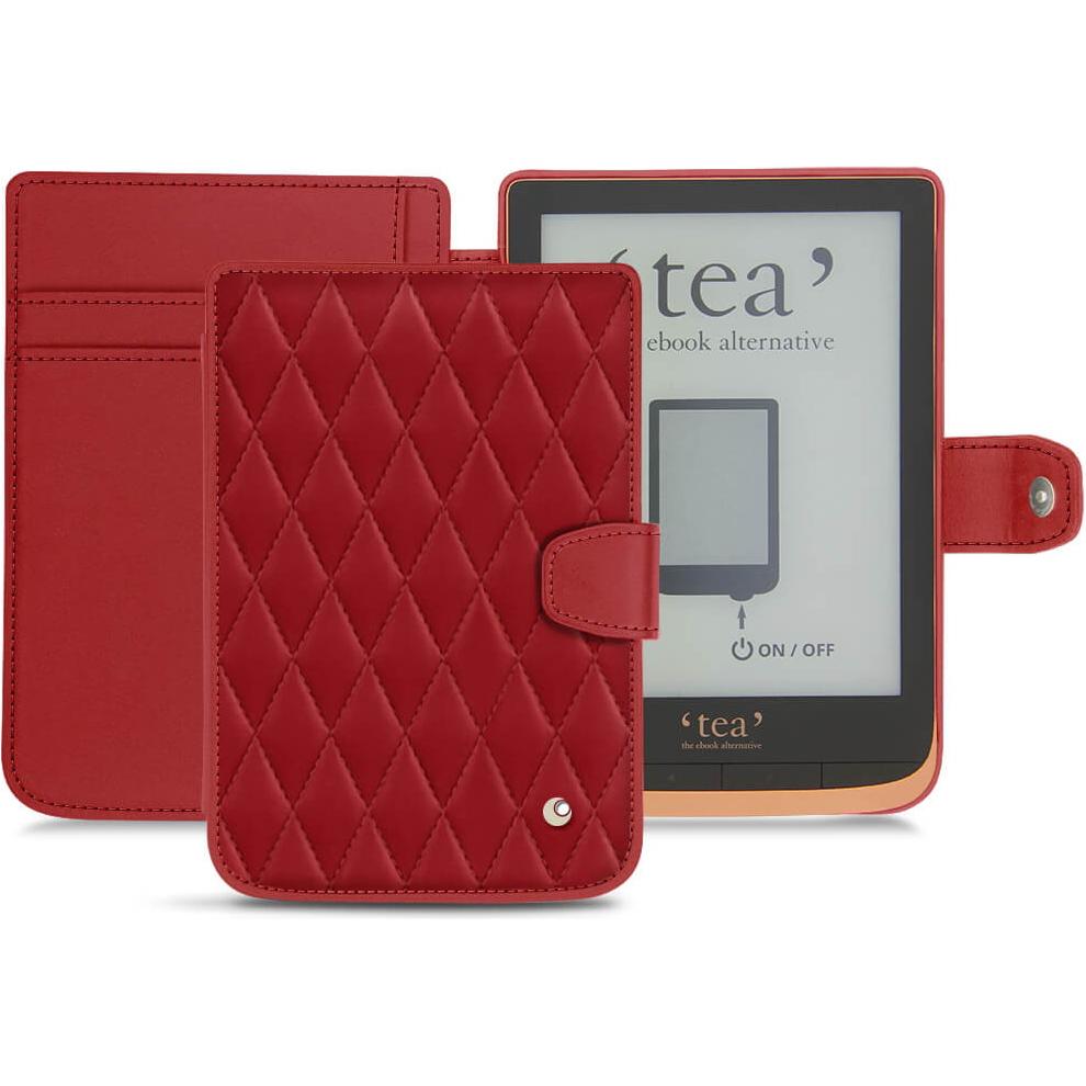 Noreve Lederschutzhülle Wallet (Touch HD 3), eReader Zubehör, Rot