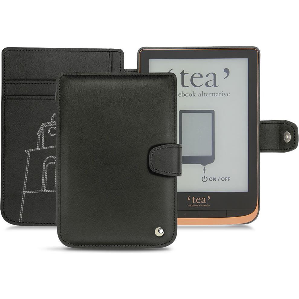 Noreve Lederschutzhülle Wallet (Touch HD 3), eReader Zubehör, Schwarz
