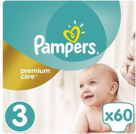 Produktbild Pampers Premium Care (Gr. 3, Halbmonatsbox, 60 Stück)