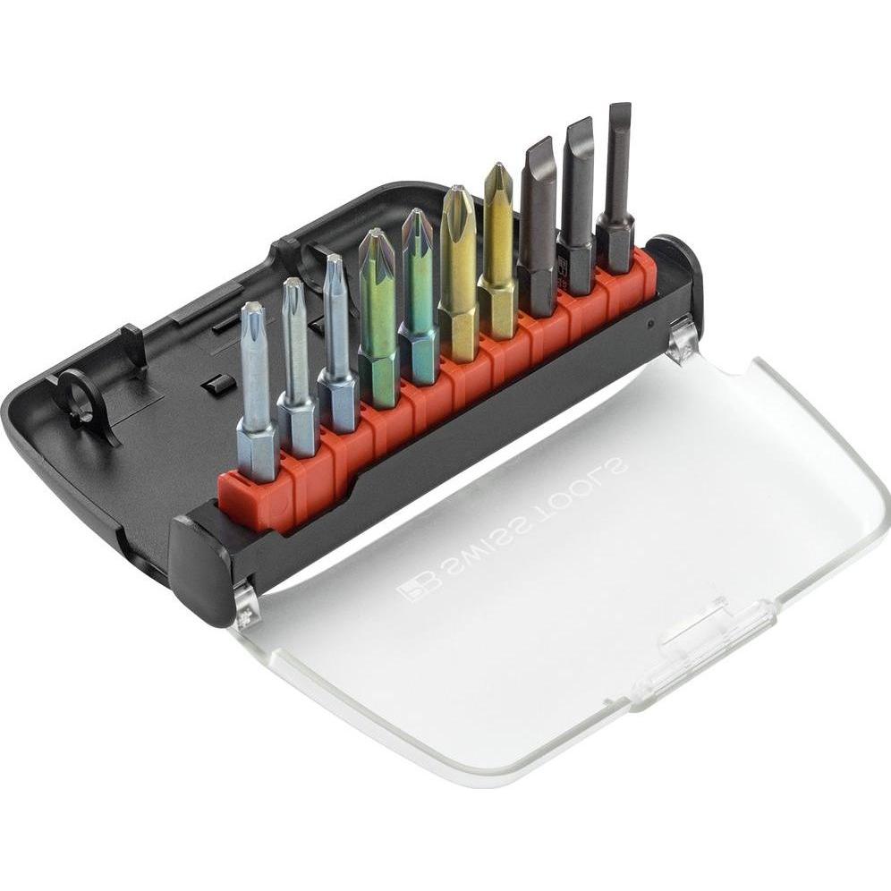 Thumbnail - PB Swiss Tools, Bits, Precision BitCase E6-989 (2/3/4/5/6/7/8/9/10/11 mm, 1/4")