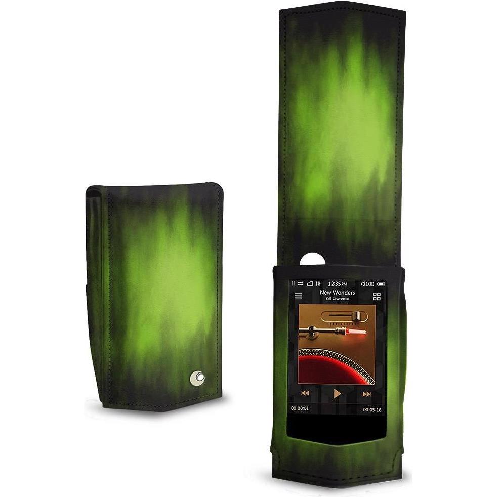 Noreve Lederschutzhülle vertikal, MP3 Tasche + Hülle, Grün