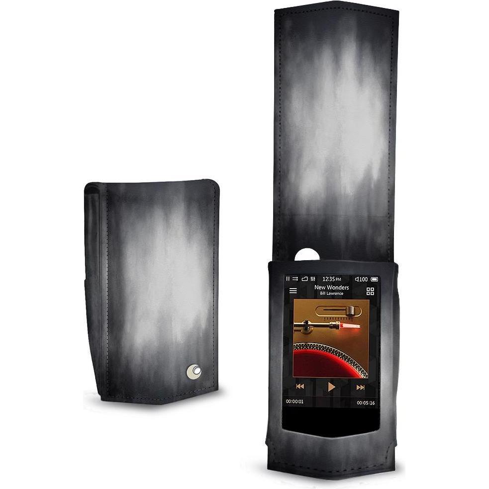 Noreve Lederschutzhülle vertikal, MP3 Tasche + Hülle, Grau