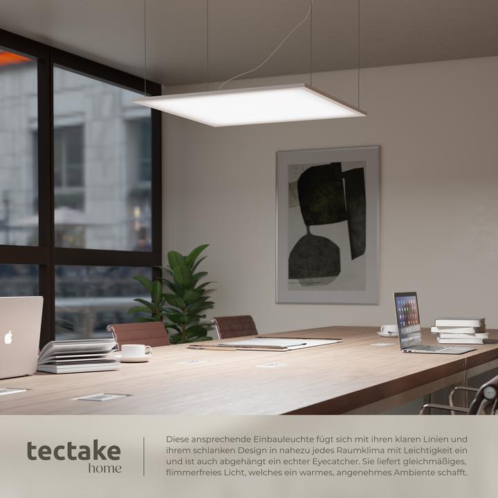 Produktbild tectake LED-Paneel Lucerna, ultraflach, warmweiss, stromsparend