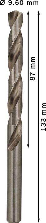 Image du produit Bosch Professional Zubehör Foret hélicoïdal PRO Metal HSS-G, 9,6 x 87 x 133 mm (9,6 mm)