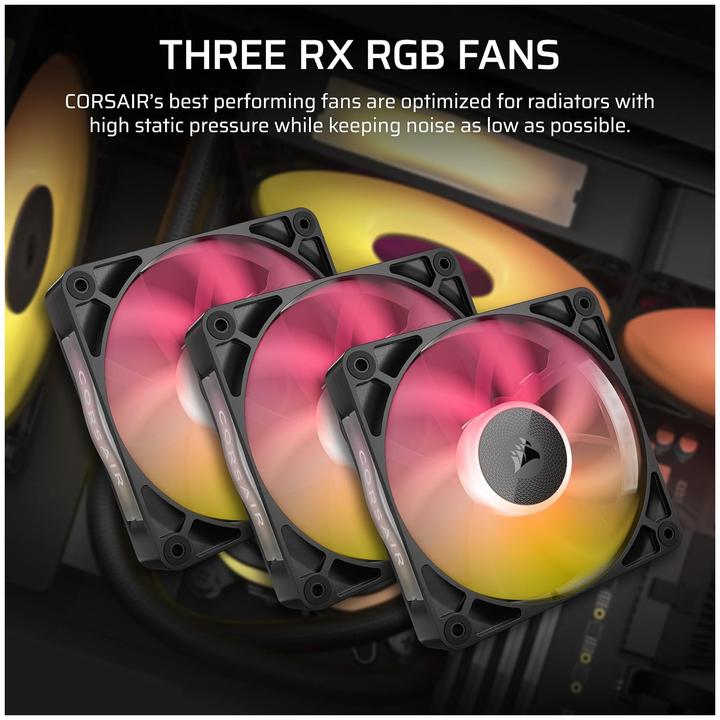 Immagine prodotto Corsair iCUE LINK TITAN 360 RX RGB AIO, radiatore da 360 mm, cooler per CPU a liquido
