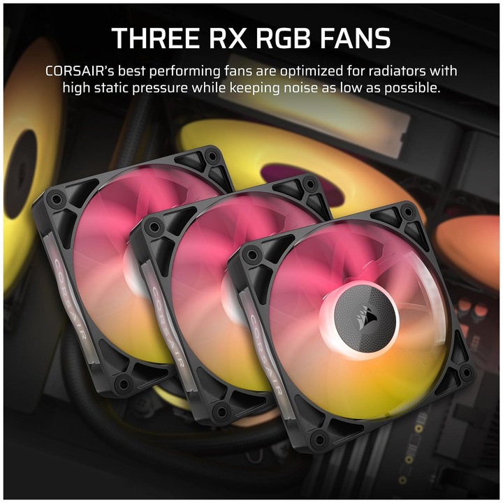 Image du produit Corsair iCUE LINK TITAN 360 RX RGB AIO, Radiateur 360mm, Refroidisseur CPU liquide