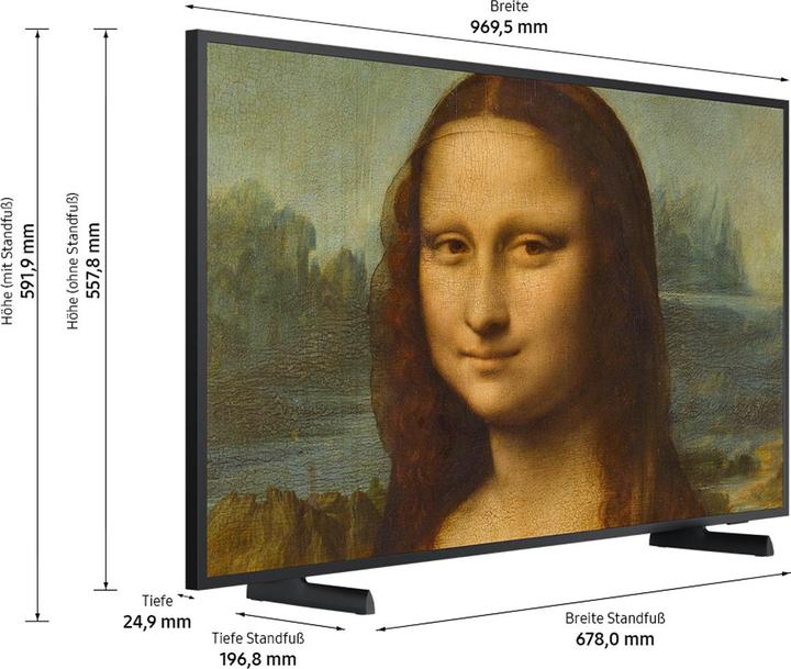 Produktbild Samsung The Frame QE43LS03B (43", LS03B, QLED, 4K, 2022)