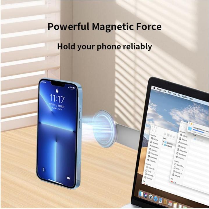 Image du produit iLike P65 Support magnétique latéral pour moniteur en aluminium pour smartphone