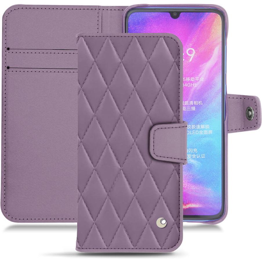 Noreve Lederschutzhülle Wallet (Xiaomi Mi 9), Smartphone Hülle, Violett