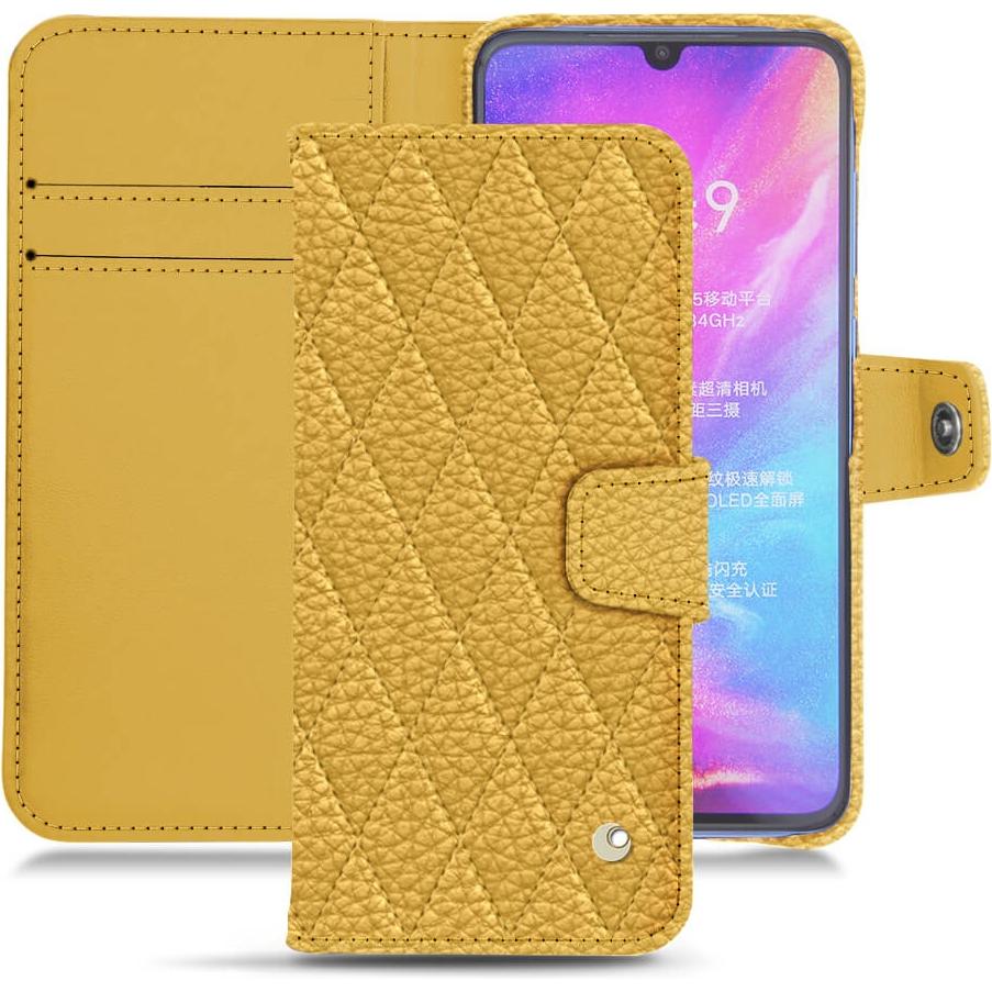 Noreve Lederschutzhülle Wallet (Xiaomi Mi 9), Smartphone Hülle, Orange