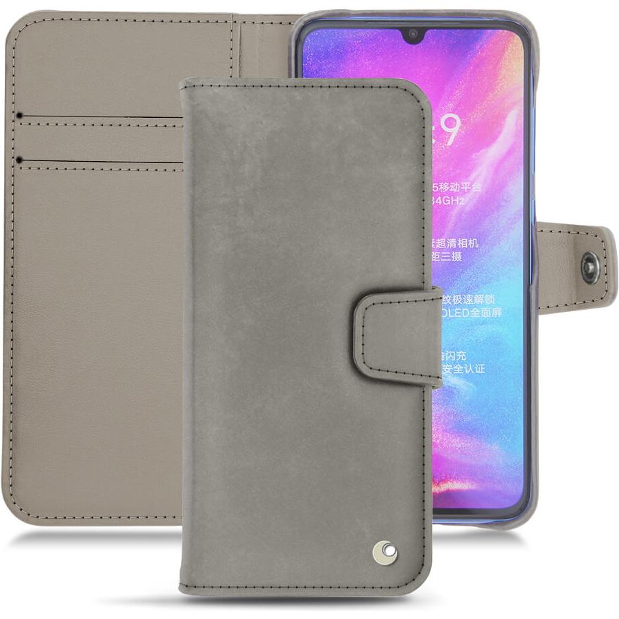 Thumbnail - Noreve Lederschutzhülle Wallet (Xiaomi Mi 9), Smartphone Hülle, Grau
