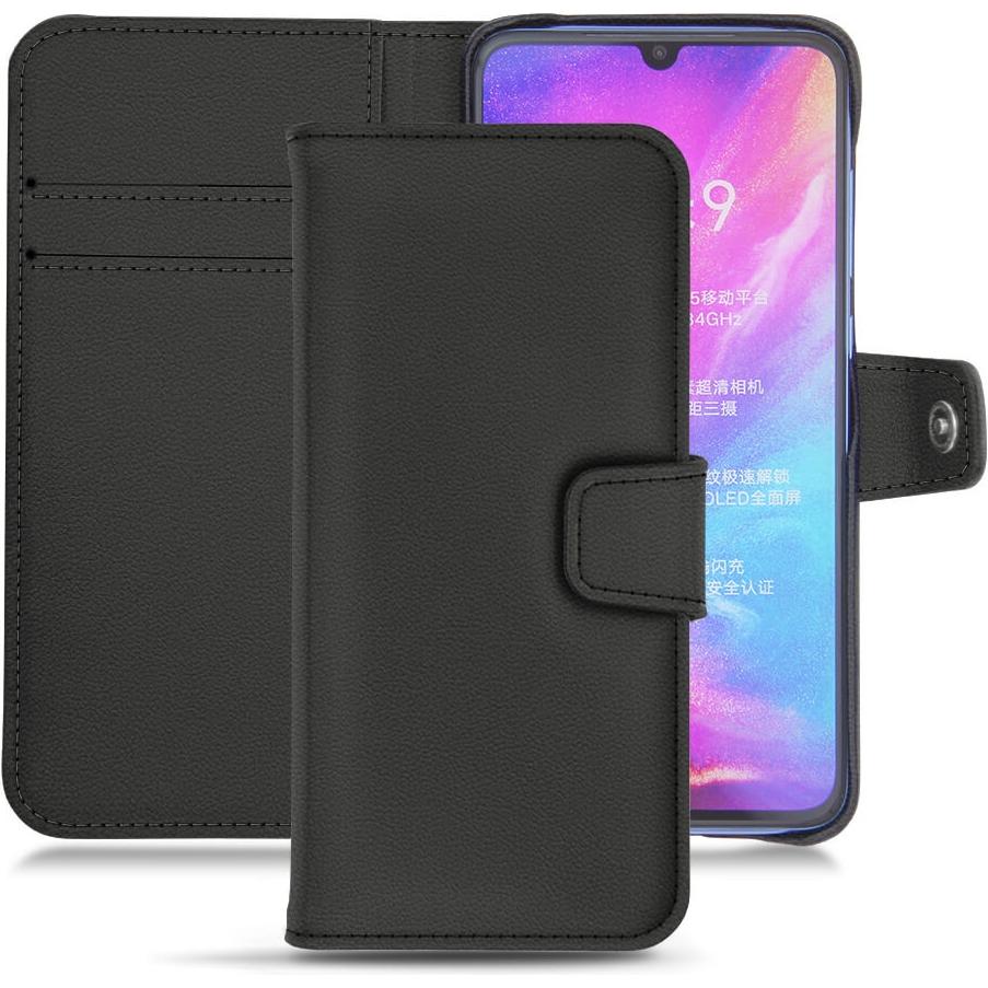 Noreve Lederschutzhülle Wallet (Xiaomi Mi 9), Smartphone Hülle, Schwarz