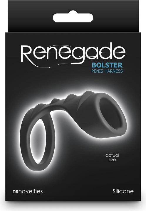 Produktbild NS Novelties Renegade Bolster Black Penisring 9.3 cm (5 cm)