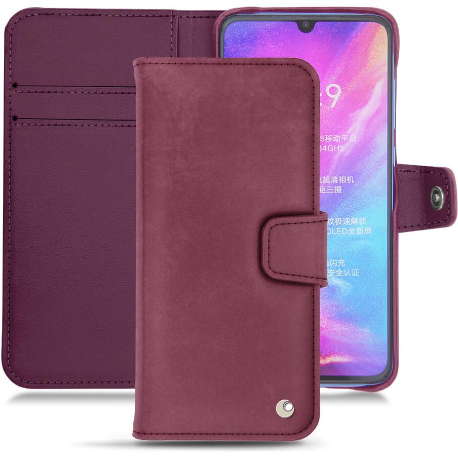 Noreve Lederschutzhülle Wallet (Xiaomi Mi 9), Smartphone Hülle, Violett