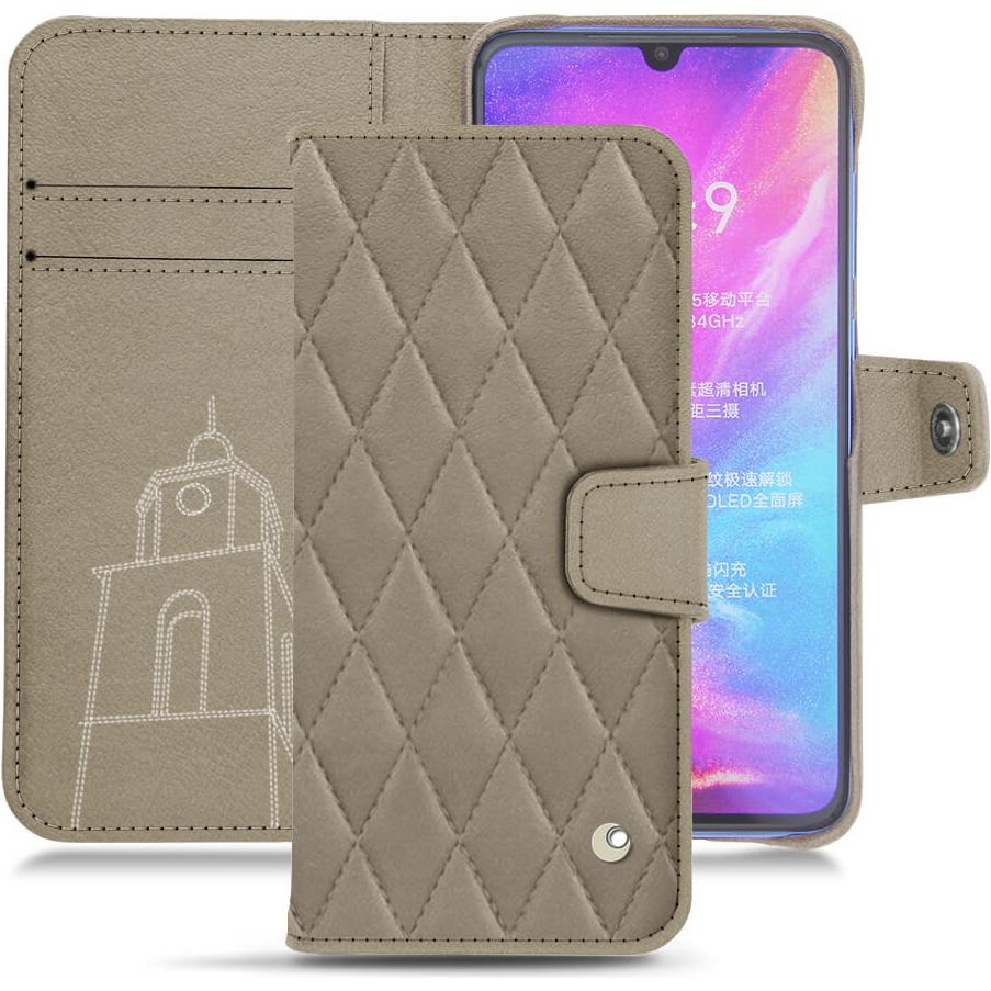 Thumbnail - Noreve Lederschutzhülle Wallet (Xiaomi Mi 9), Smartphone Hülle, Beige